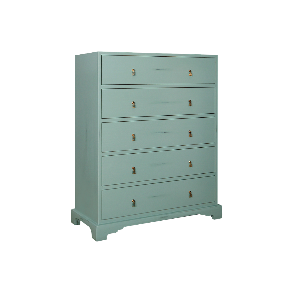 NANKIN - Chest of drawers L105 x H130 - Patina mint