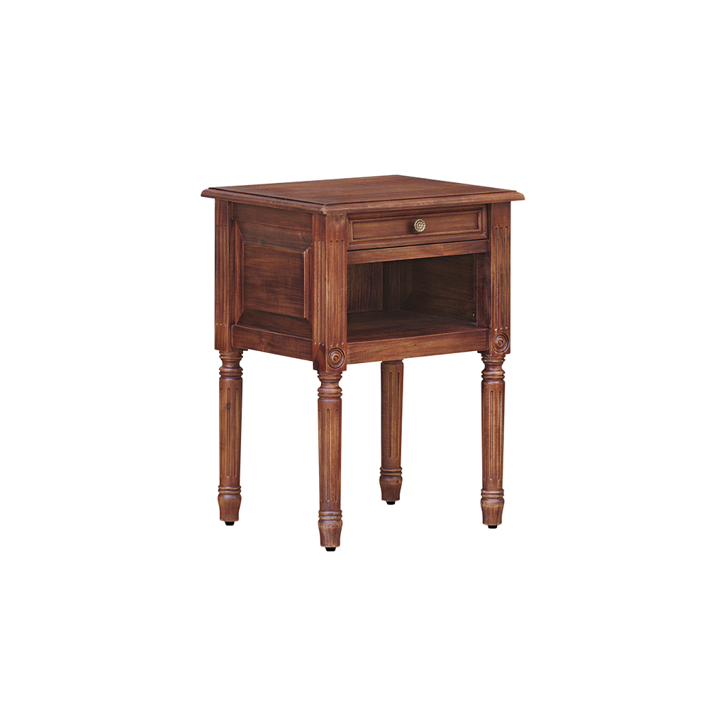 ORLEANS - Bedside table H70 - Washed antic