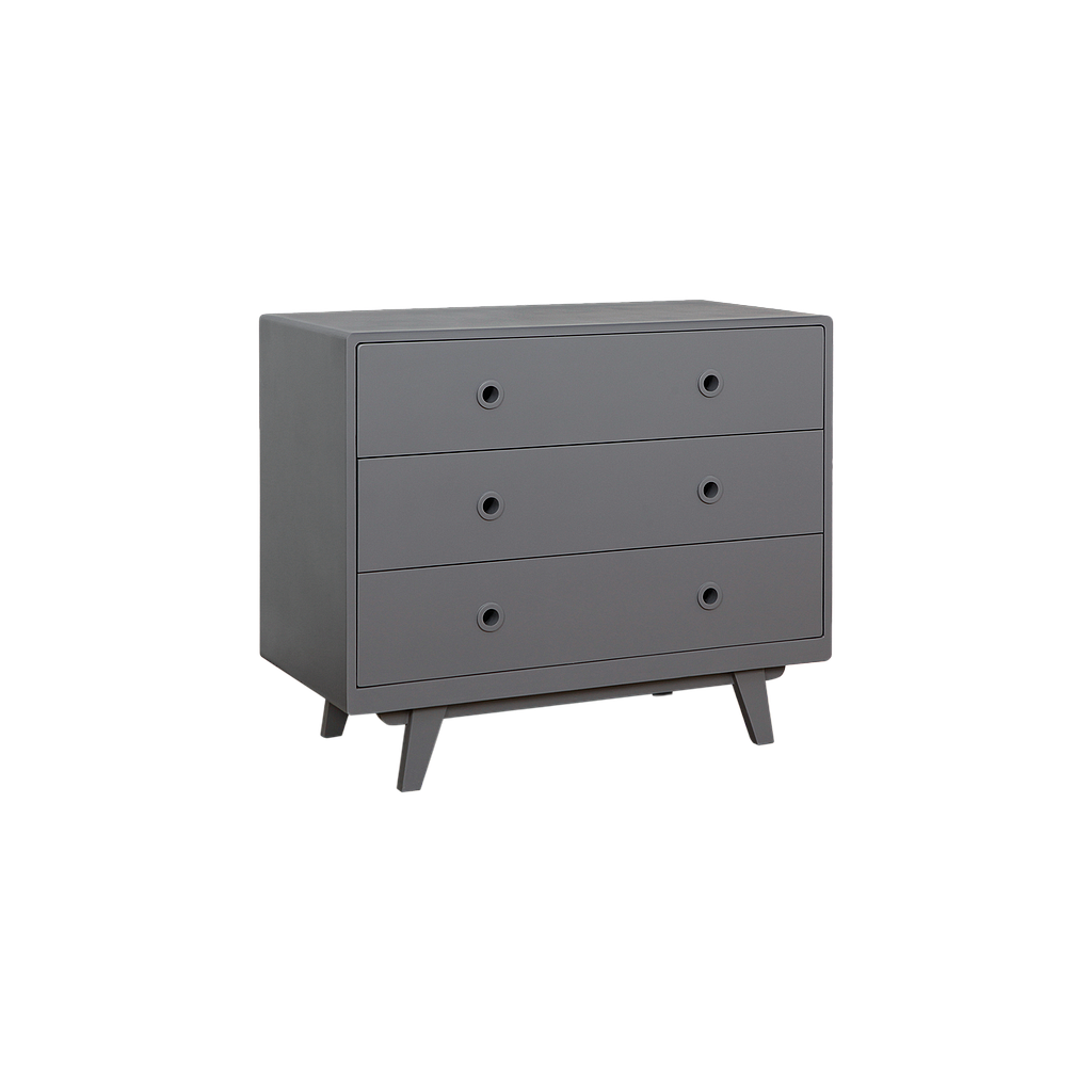 LAURA - Chest of drawers L95 - Pearl grey