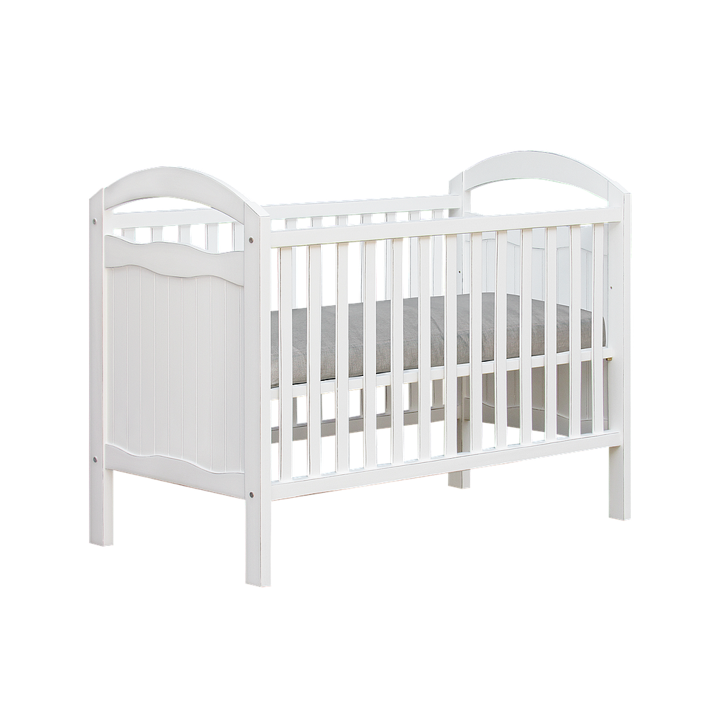 ALINE - Adjustable Baby cot 120x60 - White