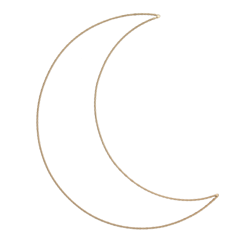 PIERROT - Gold decorative Moon