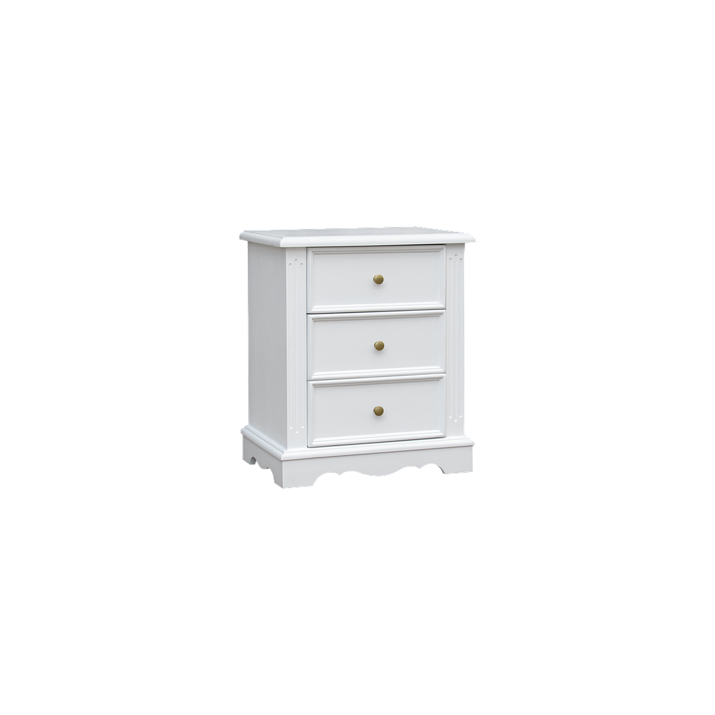 HELENA - Bedside table H60 - Brushed white