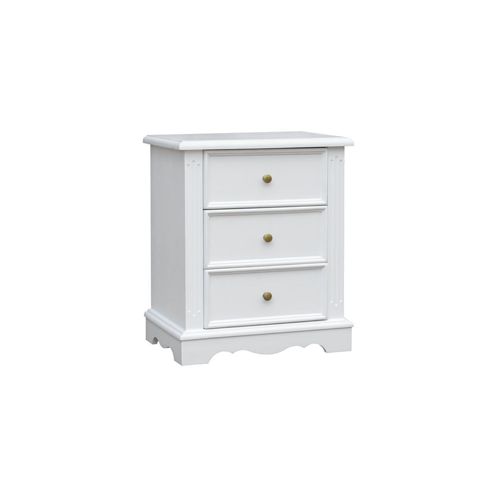 HELENA - Bedside table H60 - Brushed white