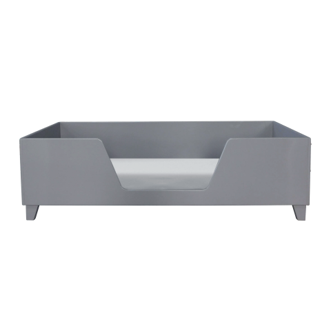 DILAN - Single size bed - 100x200 - Pearl grey
