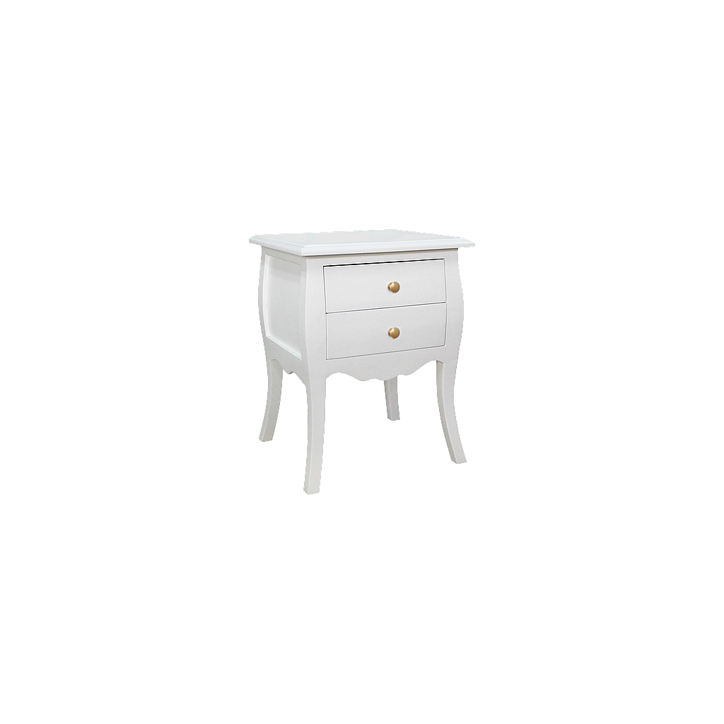 FLORIE - Bedside table H65 - Brushed white
