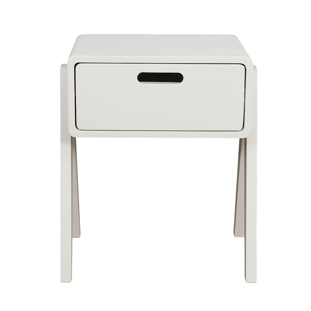LAURA - Bedside table L45xH53 - White