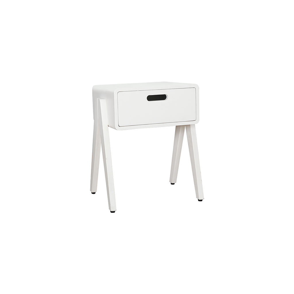 LAURA - Bedside table L45xH53 - White
