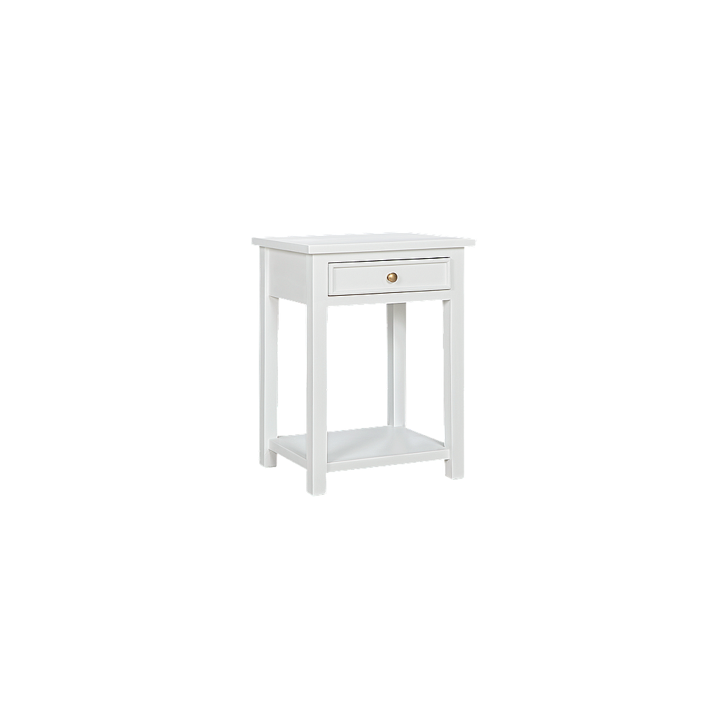 ALES - Bedside table H60 - Brushed white