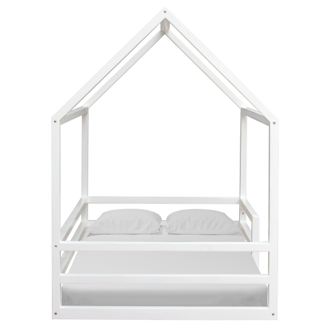 AURORA - Twin size cabin bed 120x200 - White