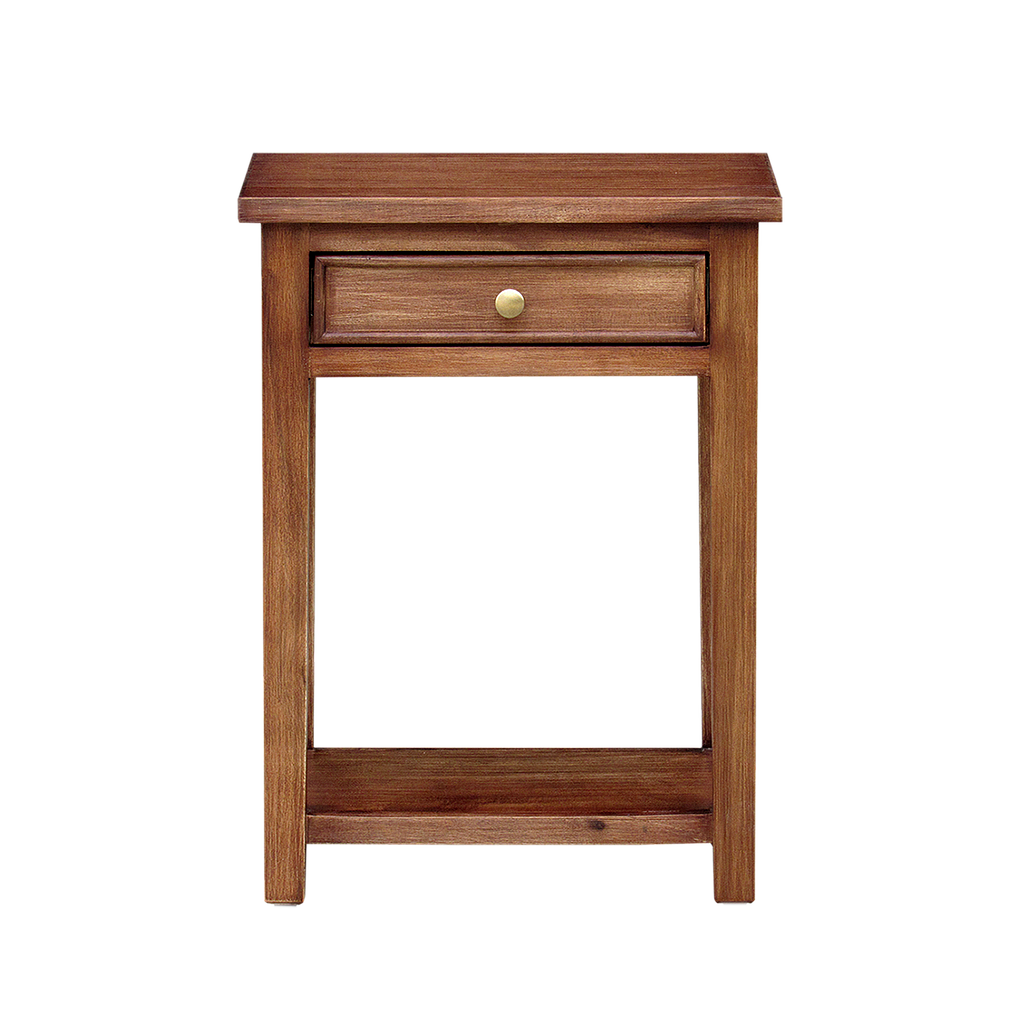 ALES - Bedside table H60 - Washed antic