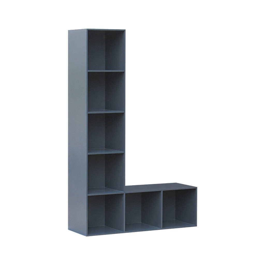 ALPHABET - Bookcase L105 x H165 - Charcoal grey