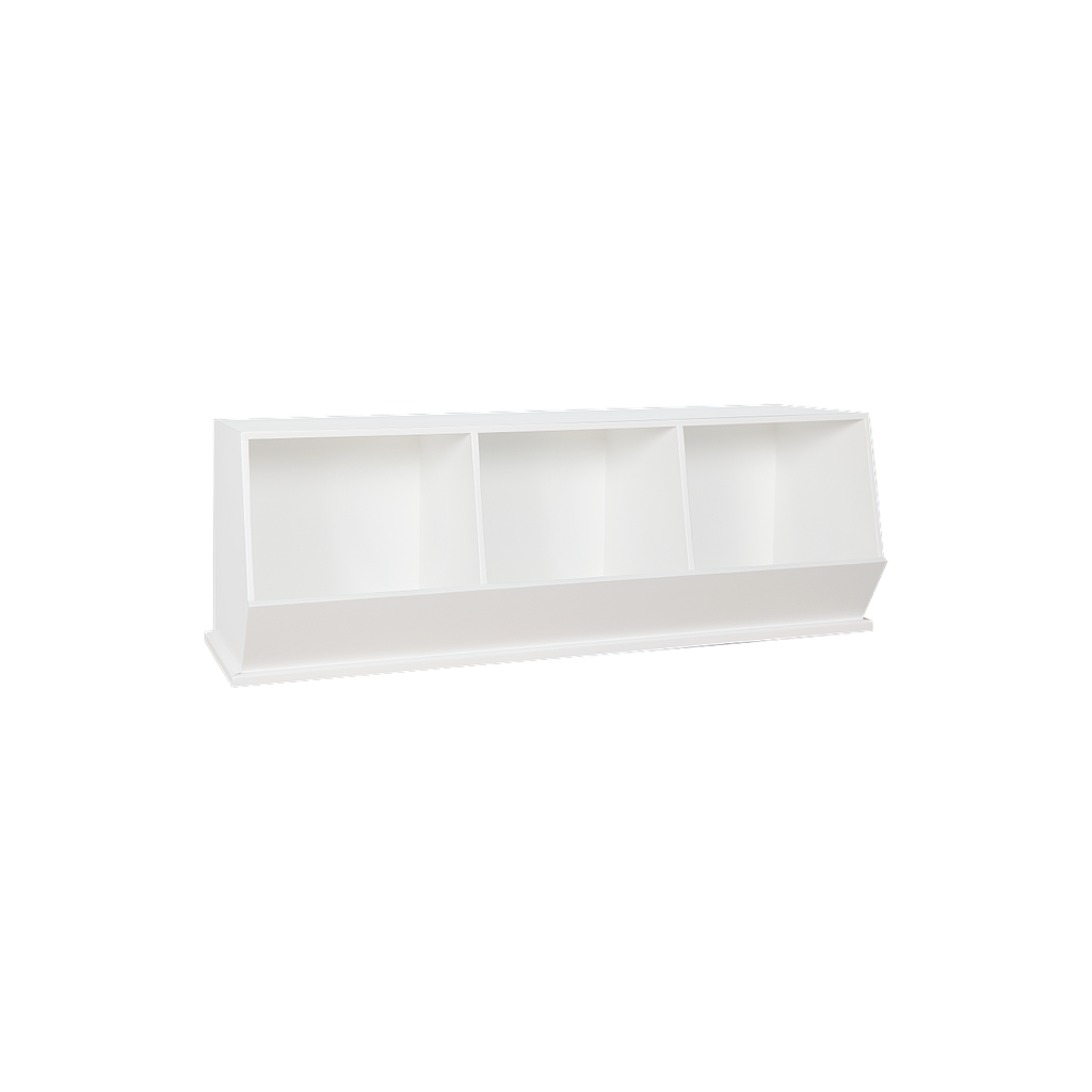 LUKE - Stackable storage Box L123 - White