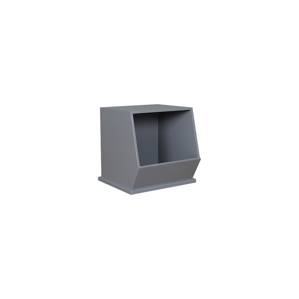 LUKE - Stackable storage box L43 - Pearl grey