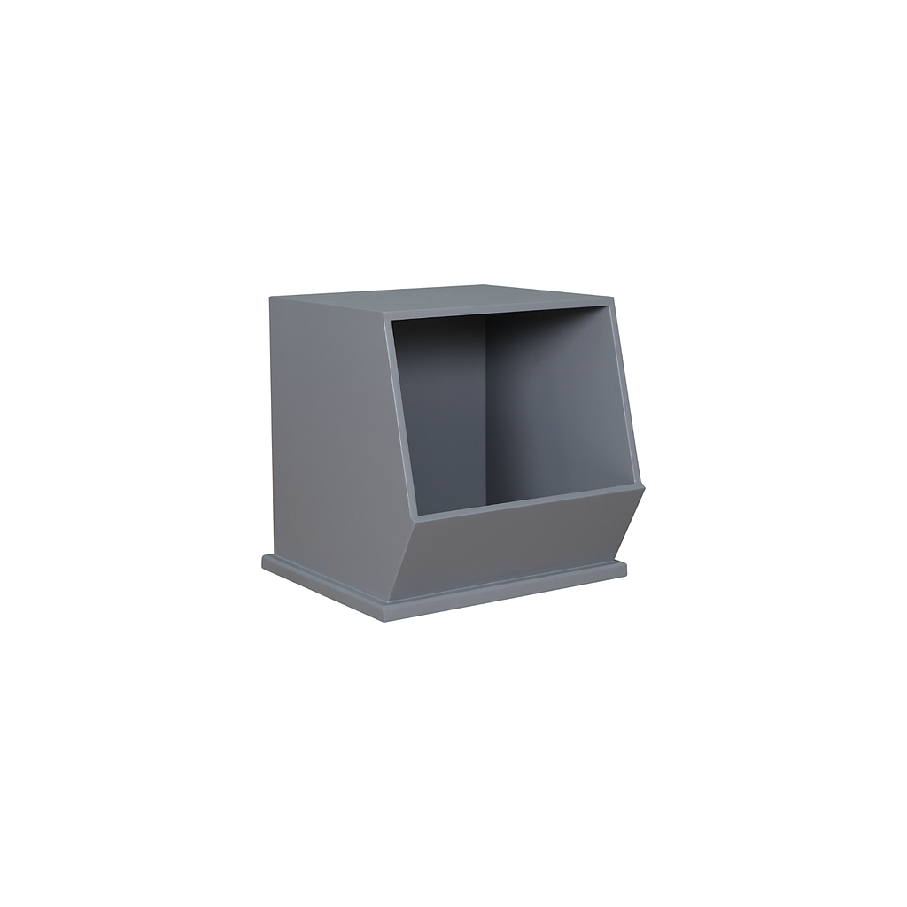 LUKE - Stackable storage box L43 - Pearl grey