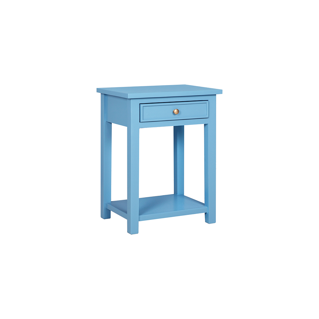 ALES - Bedside table H60 - Water blue