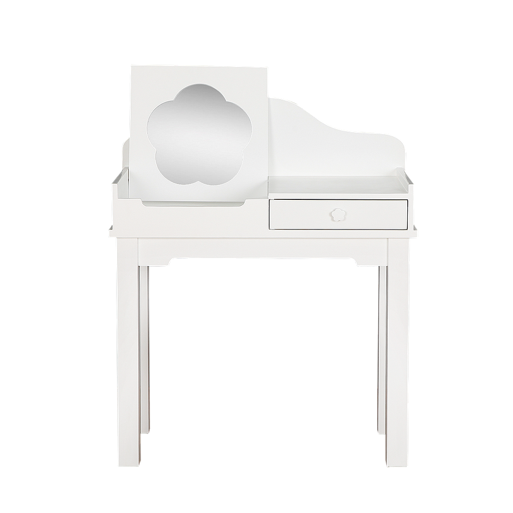 FLOWER - Dressing table L80 - Brushed white