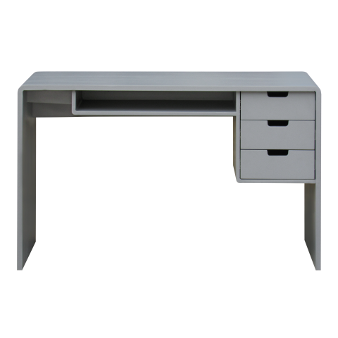 LAURA - Desk L120 - Pearl grey