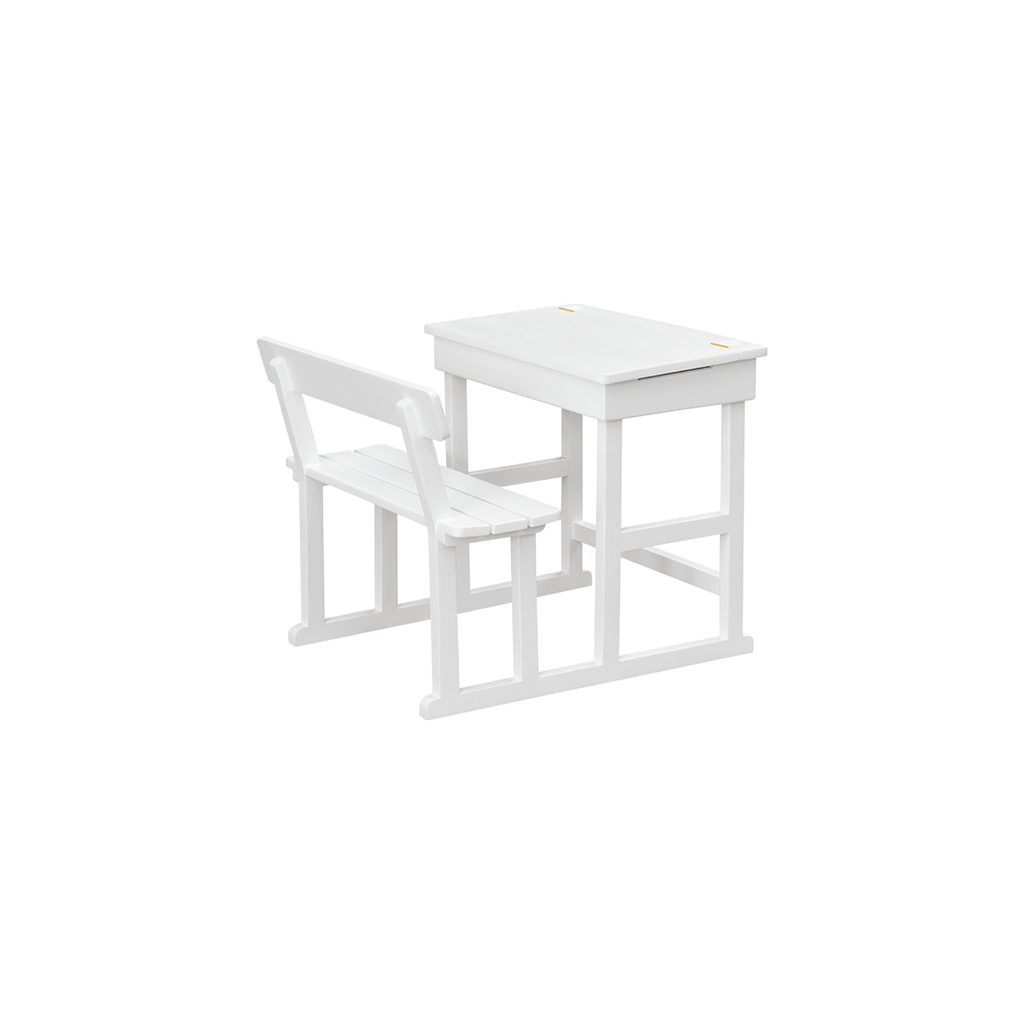 PUPITRE - Kid's Desk L65 - Brushed white