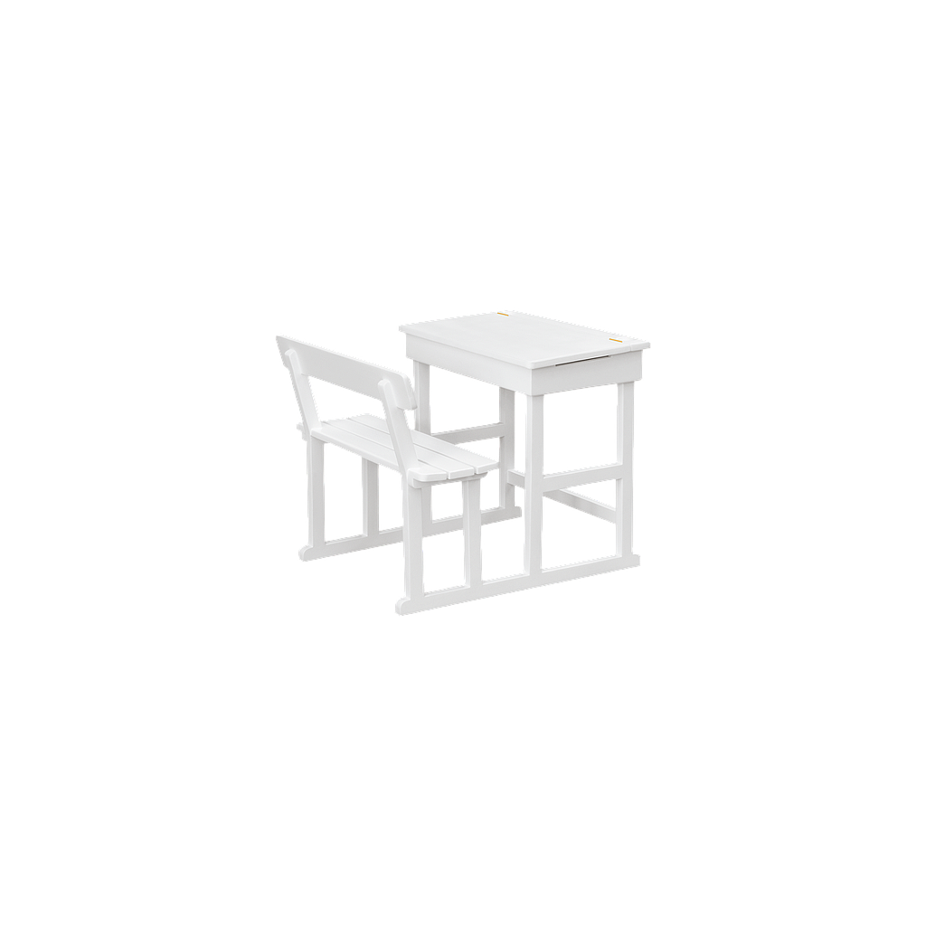 PUPITRE - Kid's Desk L65 - Brushed white