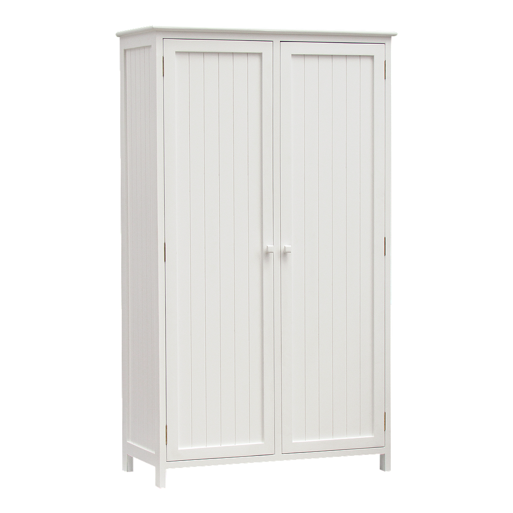 JESON - Wardrobe L110 x H190 - Brushed white