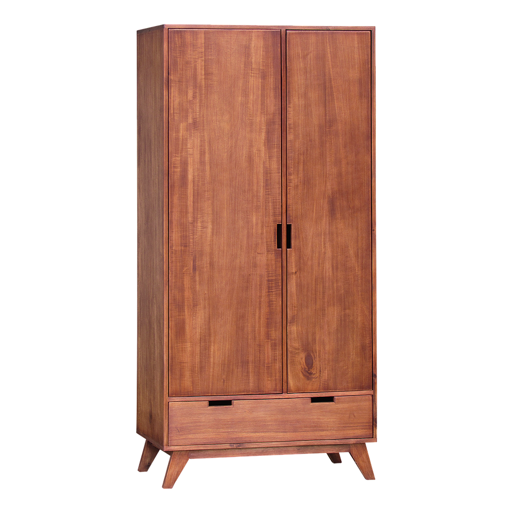 DONAN - Wardrobe L90 x H190 - Washed antic