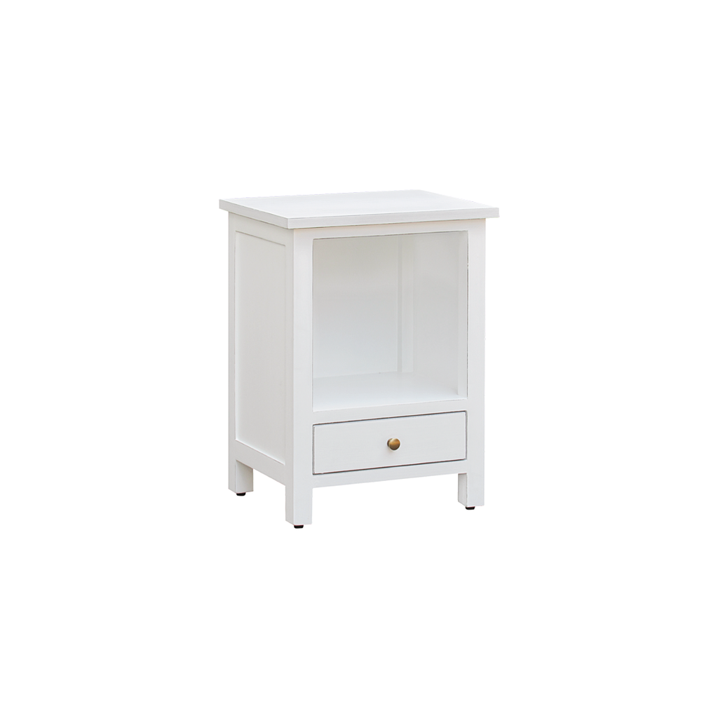 ALES - Bedside table H60 - Brocante white