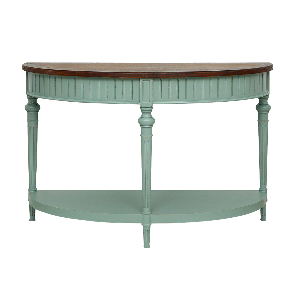 VAKO - Console table L120 - Brocante mint and Washed antic