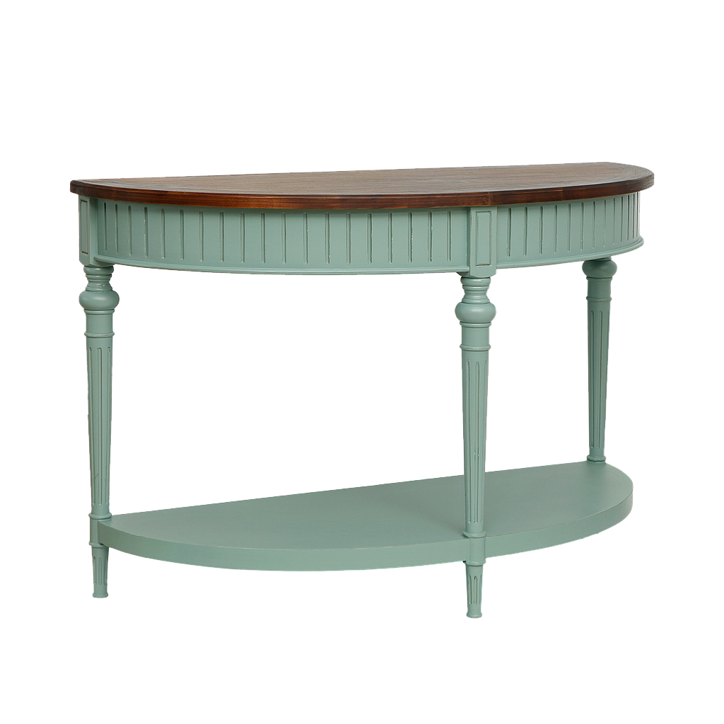 VAKO - Console table L120 - Brocante mint and Washed antic