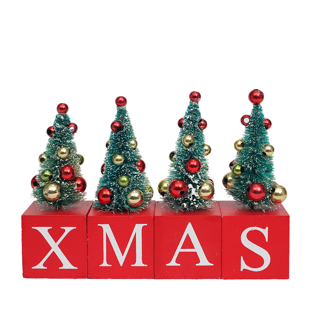 OPAVA - Set of christmas signs - Red and green