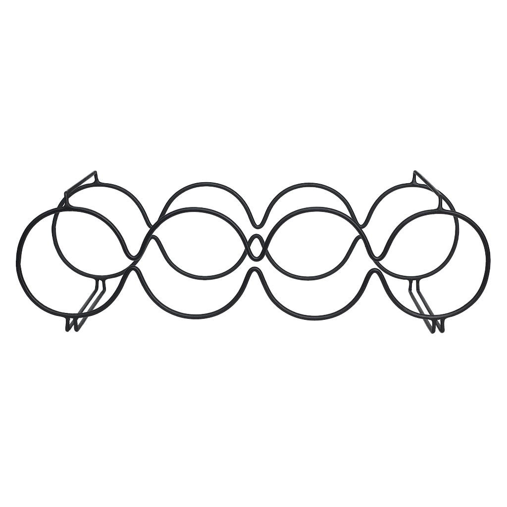 BRION - Stackable wine rack L46 - Black