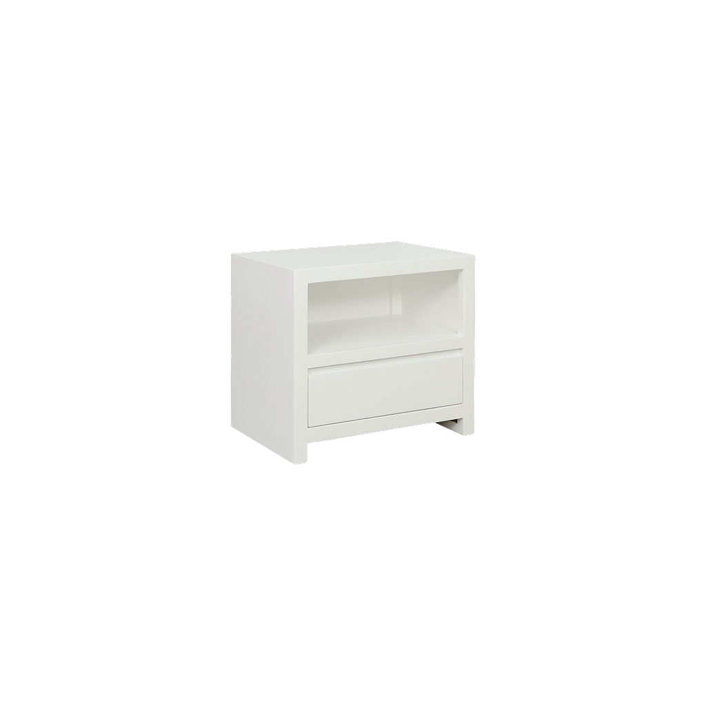 RUBEN - Bedside table H45 - White