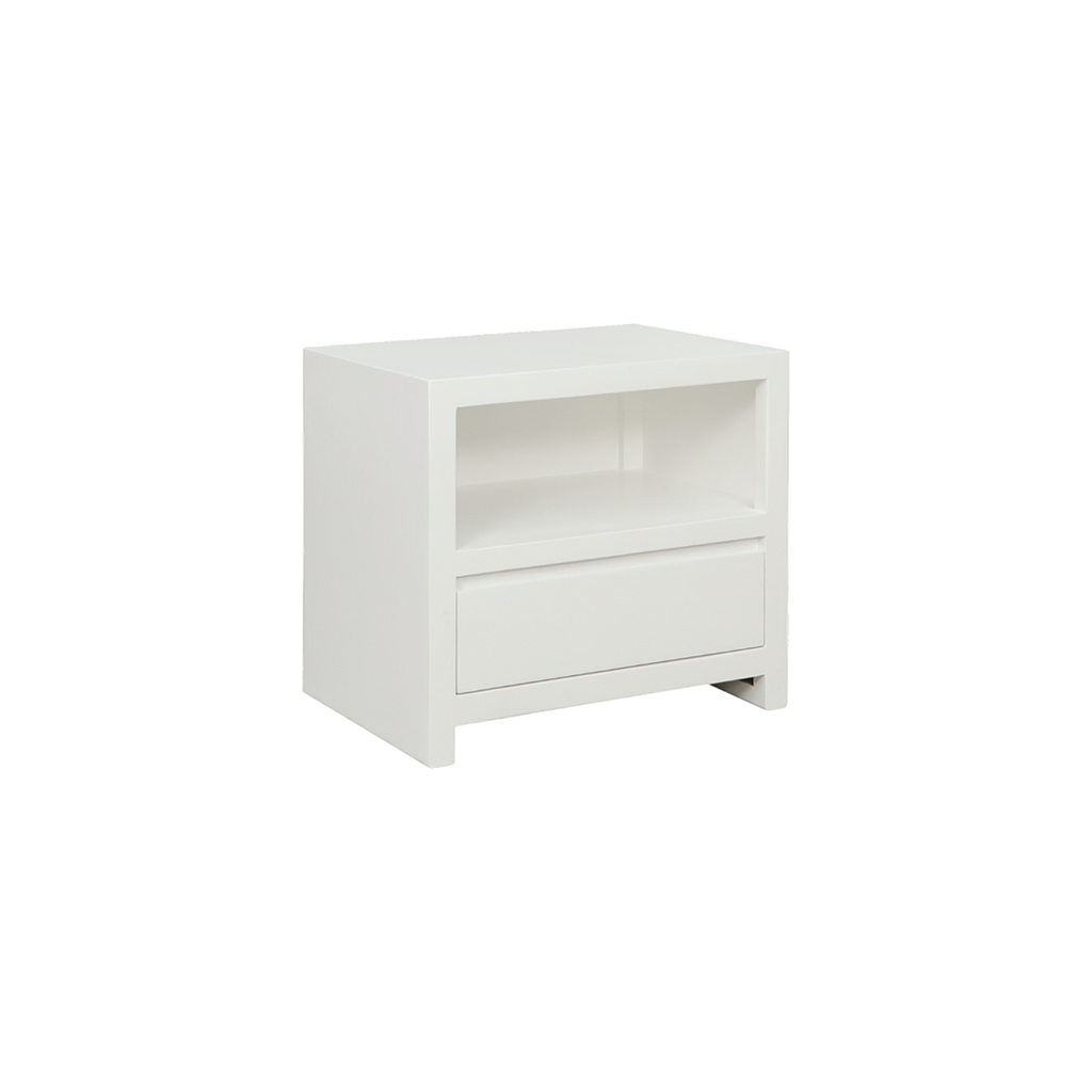 RUBEN - Bedside table H45 - White