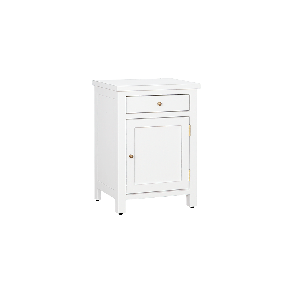 BAGARD - Bedside table H60 - Brocante white
