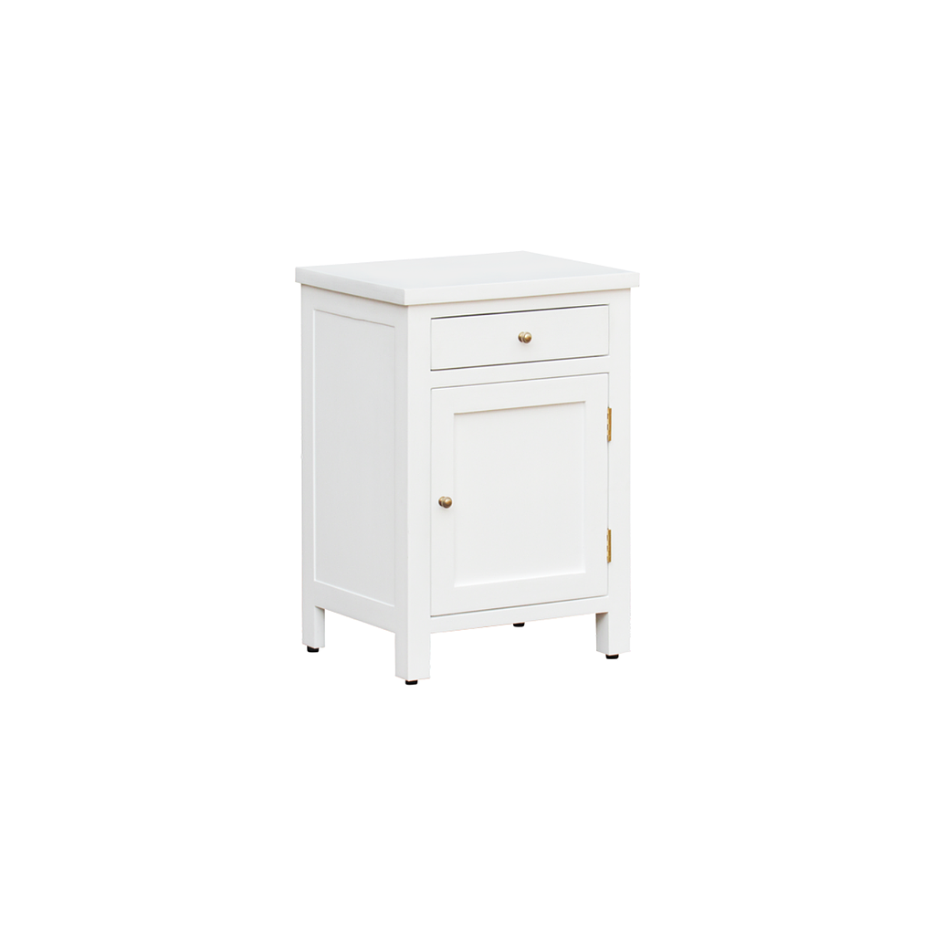BAGARD - Bedside table H60 - Brushed white