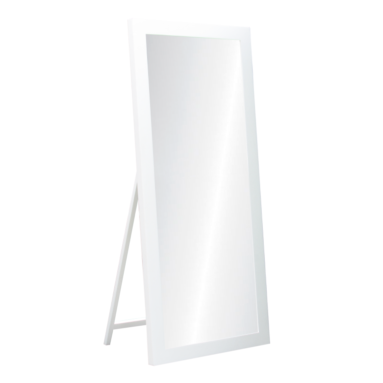 JULIETTE - Cheval mirror 80 x 180 - Brushed white