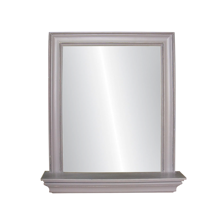 DIANE - Mirror with shelf L76 x H89 - Brocante taupe