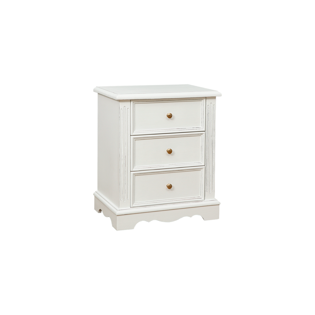 HELENA - Bedside table H60 - Brocante white