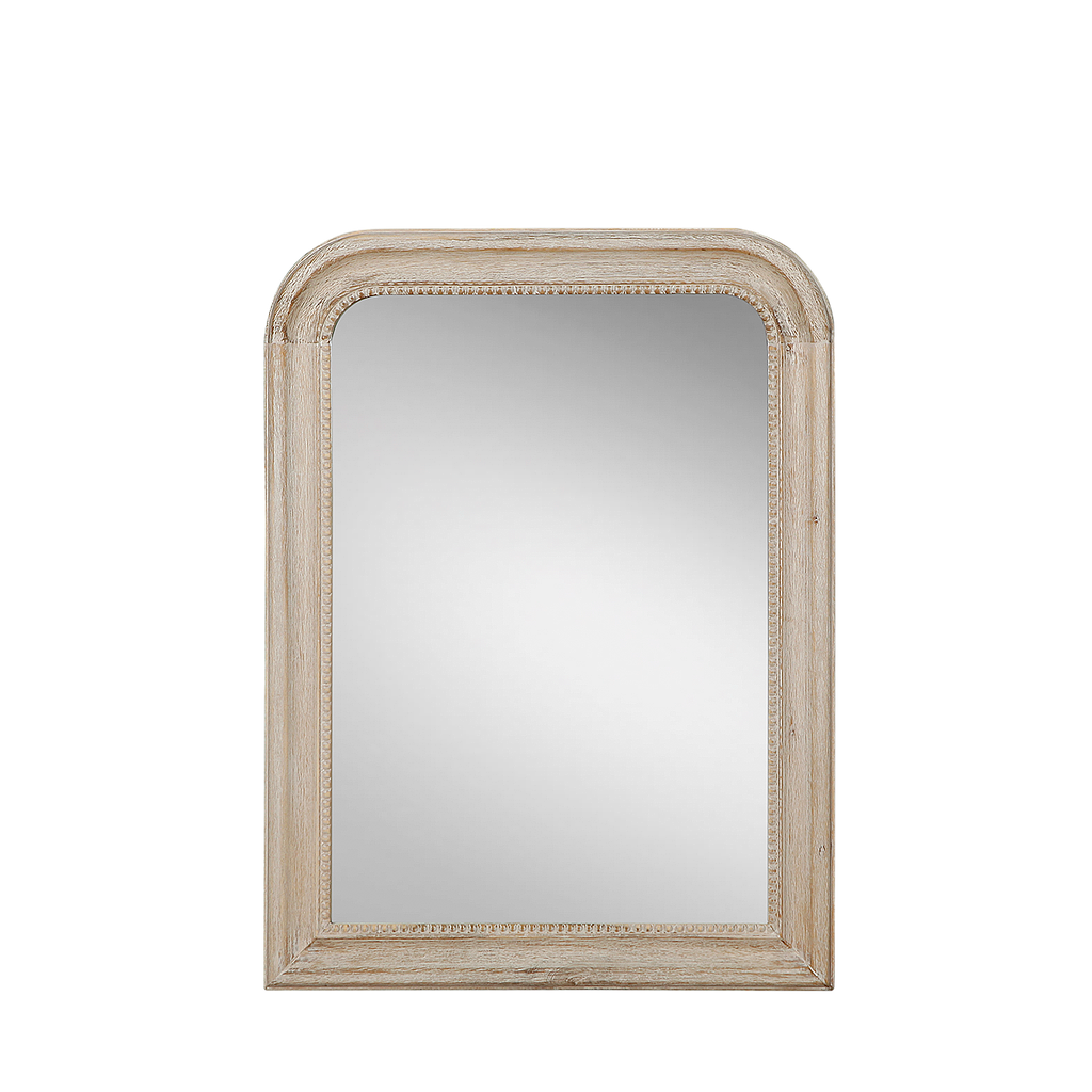 PARISIENNE - Retro mirror L60 x H80 - Whitened acacia