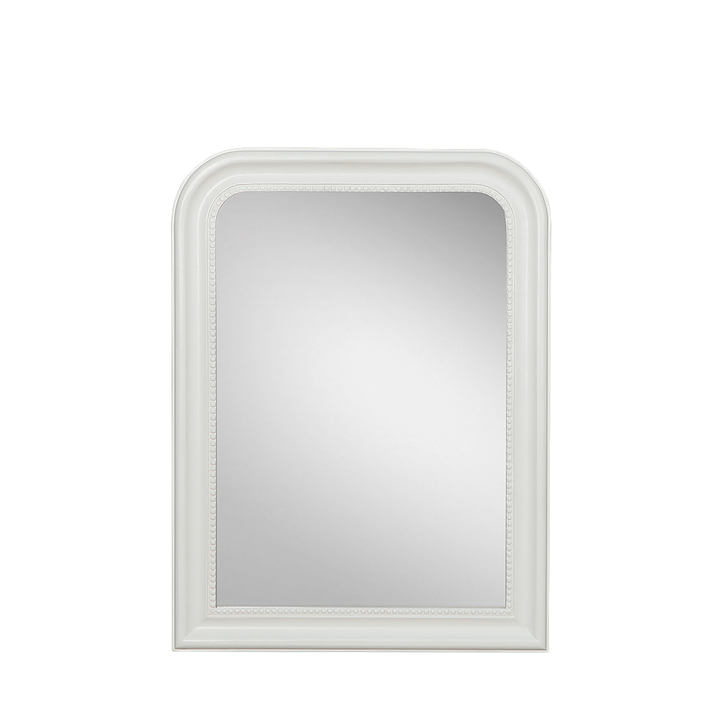 PARISIENNE - Retro mirror L60 x H80 - Brused white