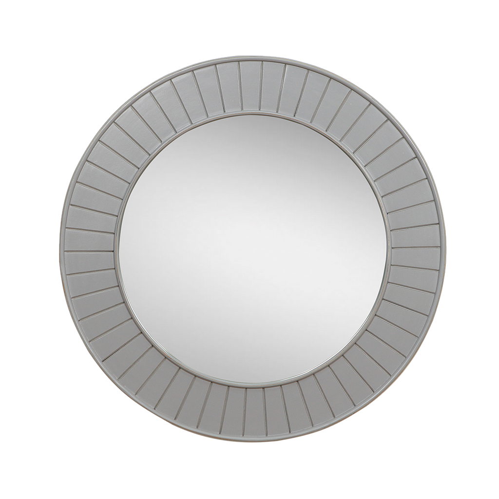 MIA - Round mirror DIAM.80 - Brocante light grey