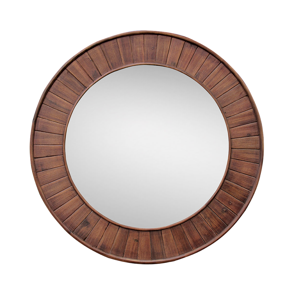 MIA - Round mirror DIAM.80 - Washed antic