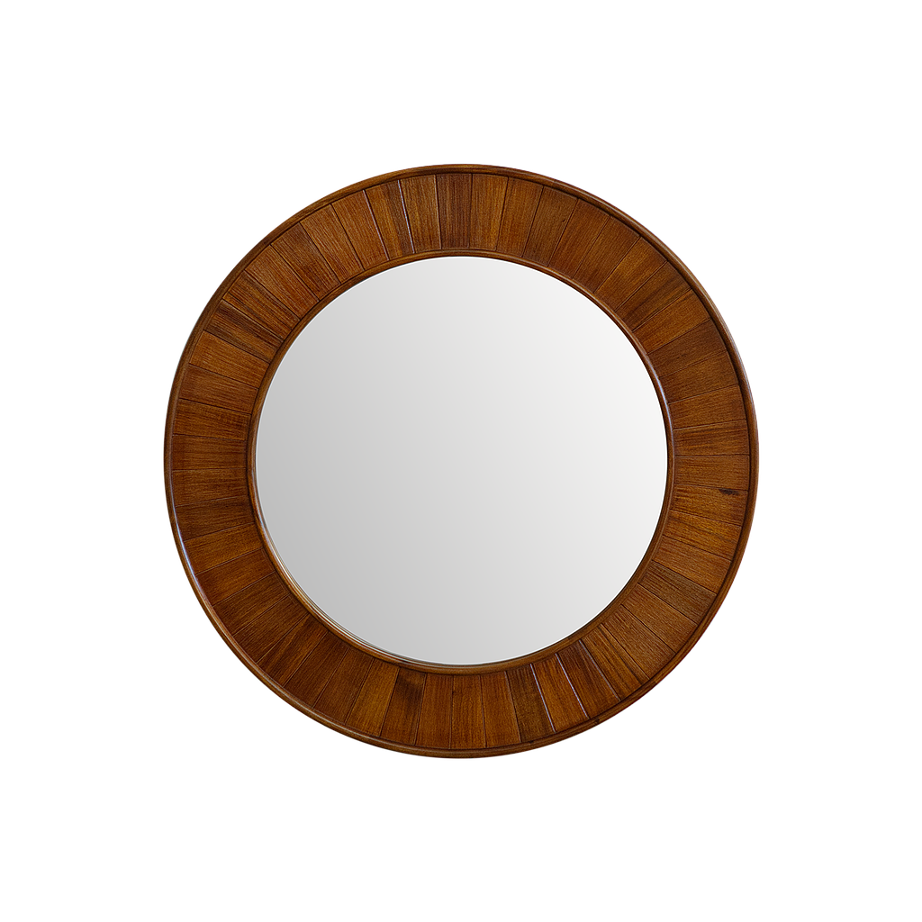 MIA - Round mirror DIAM.80 - Washed antic