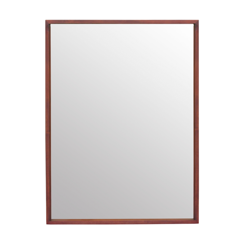 CLARA - Mirror with thin frame 80 x 60 - Washed antic