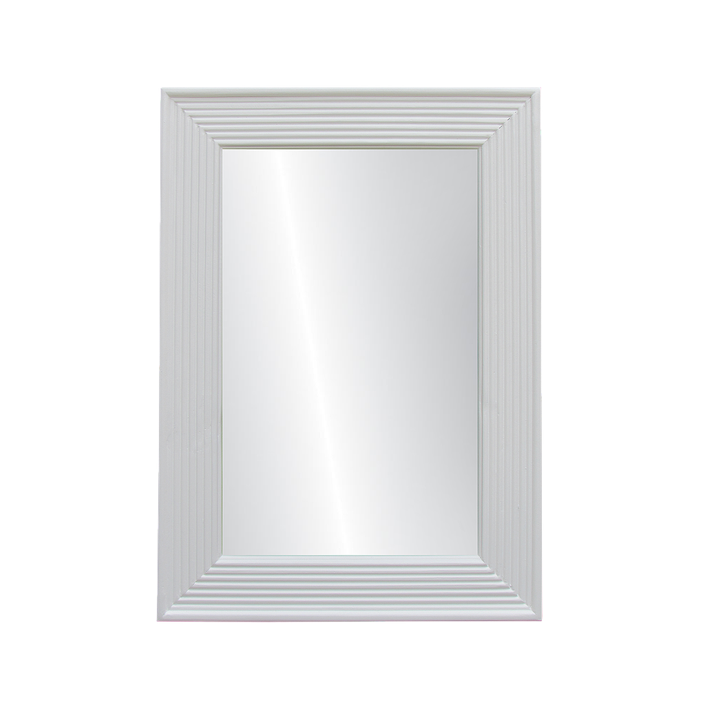 EBBA - Mirror with moldings 50 x 70 - Brushed white