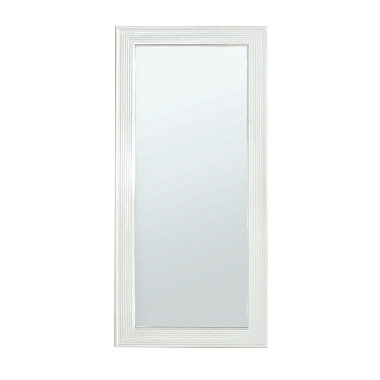 EBBA - Mirror with moldings 140 x 65 - Brushed white
