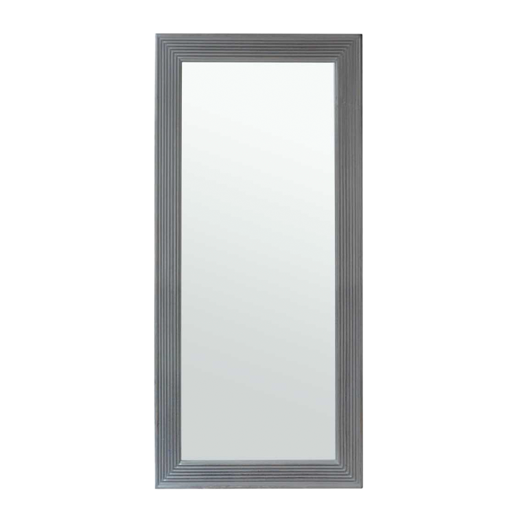 EBBA - Mirror with moldings 140 x 65 - Patina taupe