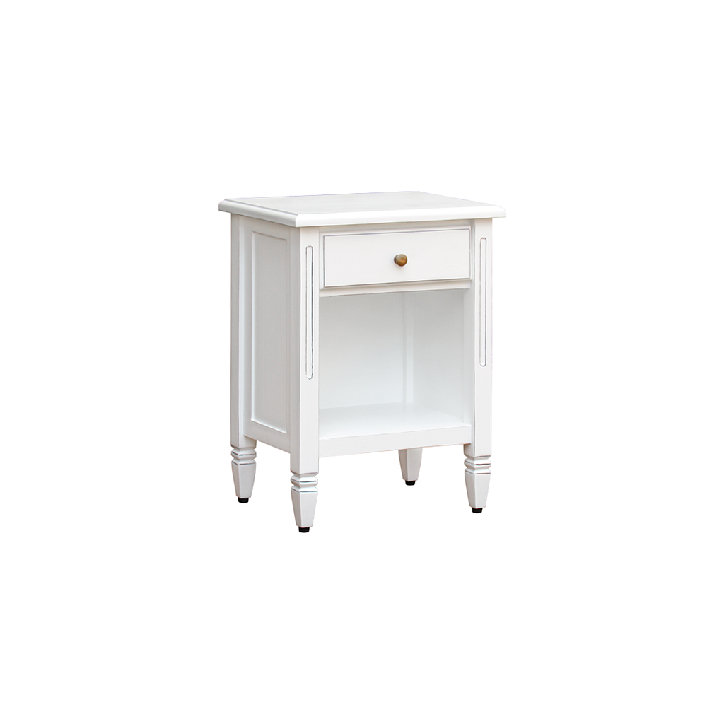 VALENTINE - Bedside table H60 - Brocante white