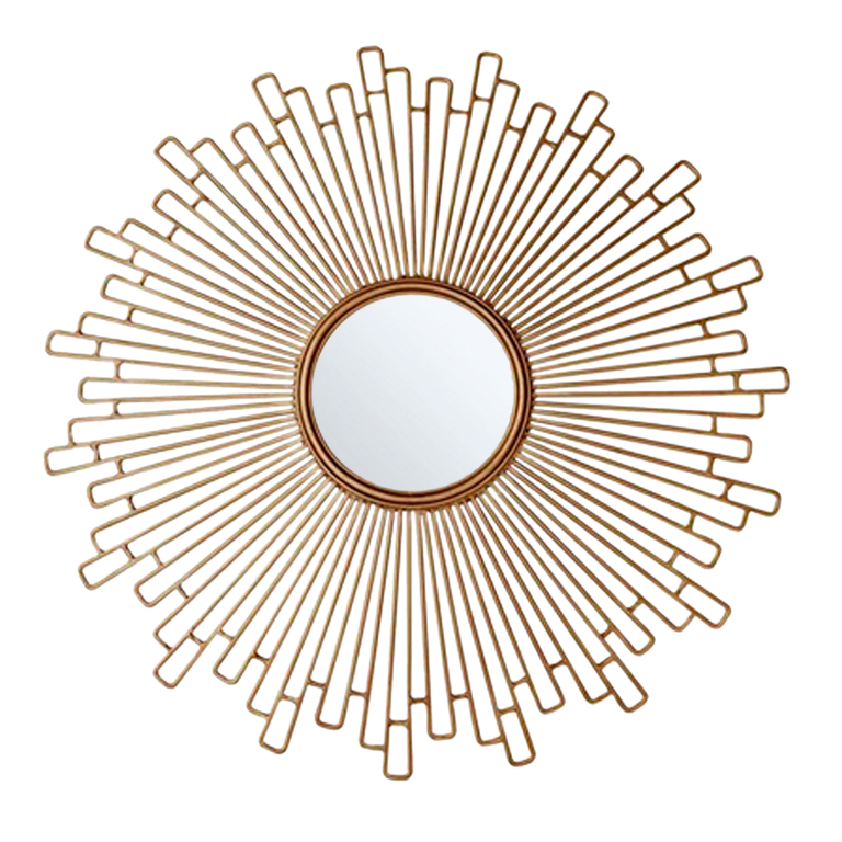 JOY - Metal mirror DIAM.60 - Gold