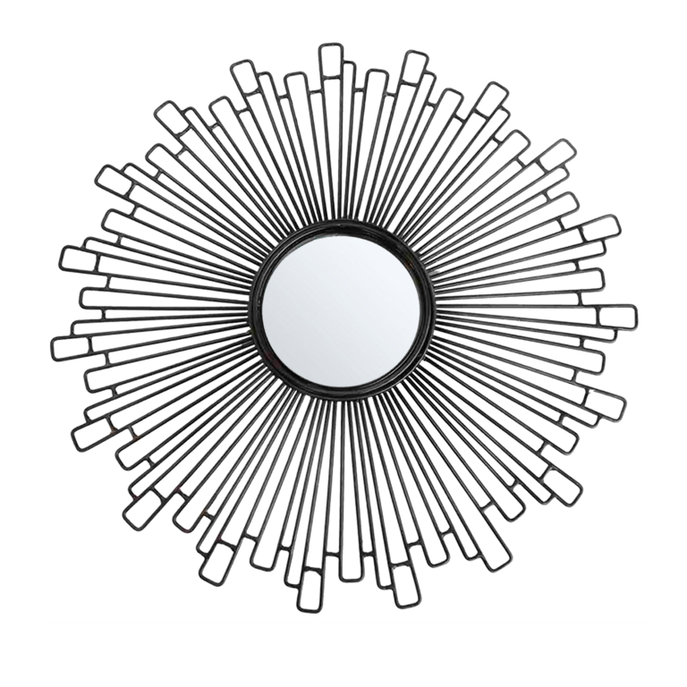 JOY - Metal mirror DIAM.60 - Vintage anthracite
