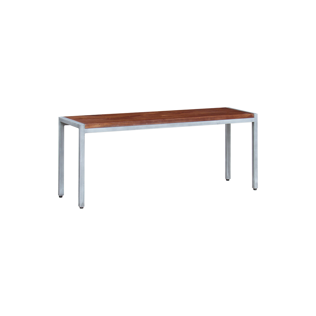 OSAKA - Bench L110 - Vintage silver and Washed antic